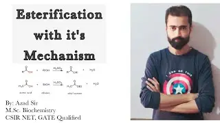 Esterification Reaction with it's Mechanism|| NCERT Chemistry Class 12, BSc second year