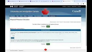 How to Do Physical Presence Calculator In Canada Online - Khmer language