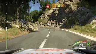 WRC 7 (PC) - Rally Corsica - bonnet cam gameplay