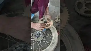 Bajaj CT 100 ka chain kit handle repair chain repair#mechancial #tvsmotorcompany #hondabike #keying