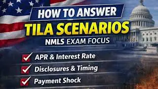 Как отвечать на вопросы о сценариях NMLS на основе TILA | Годовая процентная ставка, раскрытие ин...