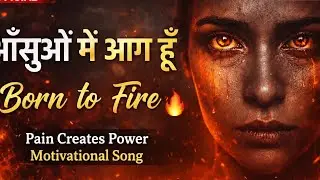 Born To Fire 🔥 | आँसुओं में आग हूँ | Pain Creates Power | Motivational Song 2026 #motivation2026 