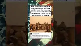 Amid the dust and concrete of Husaybah, Marines hold their position under fire, executing precision