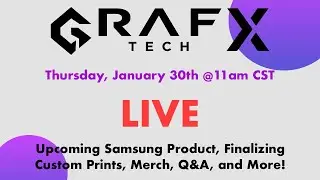 Weekly Update - Graf-X Tech Live! Custom Pen Loop, Upcoming Videos, Q&A, and More!