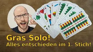Gras-Solo am Limit: Wenn der erste Stich das ganze Spiel entscheidet! 🌿