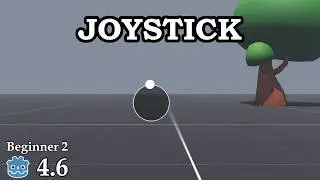 How to create a touch joystick - Learn Godot 4 UI - no talking