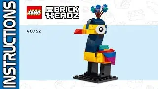 LEGO 40752 instructions | Brickheadz | 2024 | Book 3 | Carl, Russell & Kevin #lego #instructions