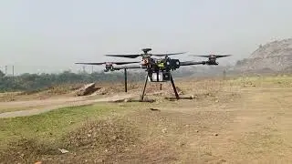 Predator looks indian drone in action. Retractable landing gear.