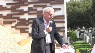 Enlace Jud&iacute;o - Sobreviviente del Holocausto, Luis Opatoswsky, en Yom Hasho&aacute;, Pante&ograve;n Ashkenazi