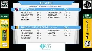 Upwood CC 1st XI v Ramsey CC, Hunts 1st XI The Rams