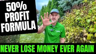 How to Never Lose Money on Landscaping Jobs | 50% Rule 
