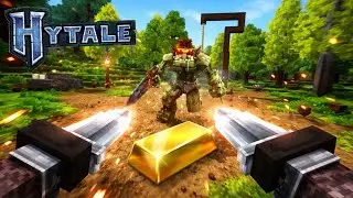 Looting Ruins & Fighting Enemies in Hytale!