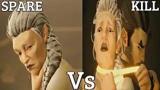 Sifu - Jinfeng Boss Fight Spare Vs Kill Choice Outcome Scene (4K Ultra HD) Kung-Fu Game 2022