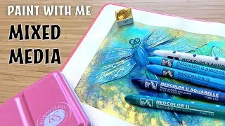 Abstract Watercolor & Mixed Media | Sketchbook Play Inspired by Ann Blockley