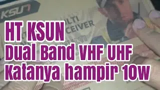 KSUN UV110D Dual Band VHF UHF katanya 10 watt