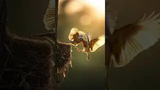 child bird flying #animals #animation #viralvideo #cute #villagelife #birds #viralshorts