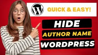 How To Hide Author Name In WordPress Posts 2026 🔥 - (FAST & Easy!)