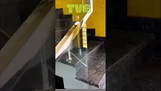Glass Railing with Wooden Leg & Square Pipe | Elegant Staircase Design | Salem Tamil Nadu