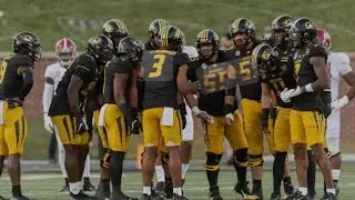 Missouri O line Coach Brandon Jones on outside zone