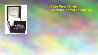 Oniss On806l Black Womens Black Ceramic 30m Wr Crystal Watch