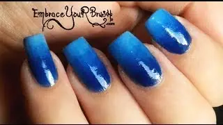 Perfect Gradient Nail Art - 1 Minute Tutorial - Embrace Your Brush