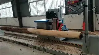 Wood house machine / round log shaping machine