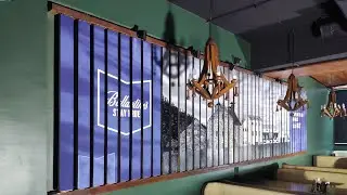 Beautiful hand painted wall mural 😍 😍 #shorts