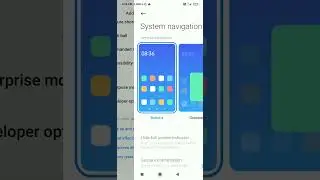 How to enable Full screen gesture in android #viral