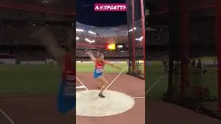 Sandra discus queen thrower #shorts #ytshorts #trackandfield #discusthrow #olympics