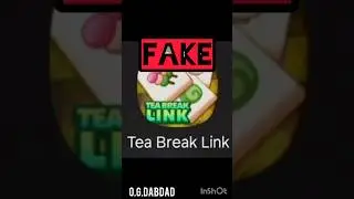 Tea break link is fake