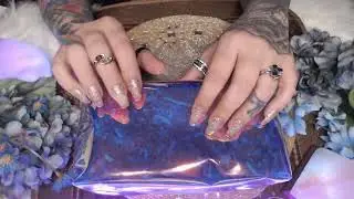 ASMR REQUESTED VIDEO TRY ..SOFT TAPPING CRINKLES, PVC MAKEUP BAGS/ JO&JO AUSTRALIA MAKEUP BAG/ MORE