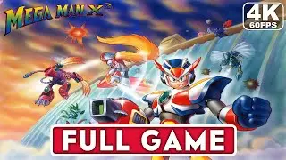 MEGA MAN X3 Gameplay Walkthrough FULL GAME 100% (4K 60FPS SNES) - No Commentary