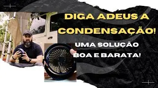 Ventilador para a barraca. Um &oacute;timo upgrade!!!