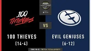 100 Thieves vs Evil Geniuses | CWL Pro League 2019 | Cross-Division | Week 11 | Day 1