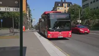 Sweden, Stockholm, bus 74 ride from Anskariegatan to Moa Martinsons Torg