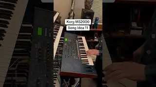 Korg MS2000  Song Idea 11 VINTAGE SYNTH SOUNDS and MUSIC #asmr #grind #techno #bass #rock