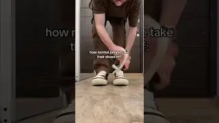 Taking Shoes Off👟