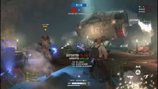 to show you the power of the ovissian gunner, we sawed the First Order in half