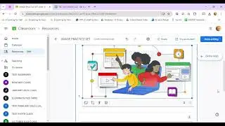 Add Images in Practice Set Questions (Google Classroom)