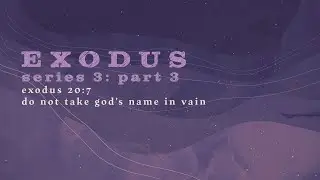 Do Not Take God's Name in Vain