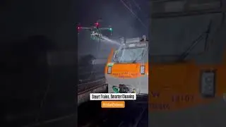 Next-Gen Train Cleaning: Smart Drones Take Over #news