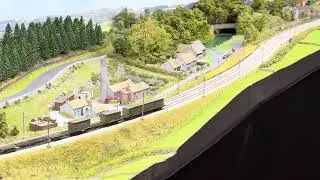 Model rail Scotland 2025 N Gauge Modern image layout.