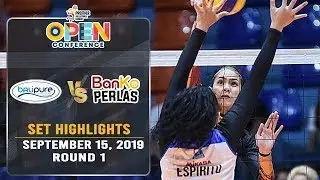 BaliPure vs. BanKo Perlas | Set 1 Highlights - September 15, 2019 | #PVL2019