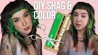 DIY Cut & Color Routine | shaggy wolf cut & highlights