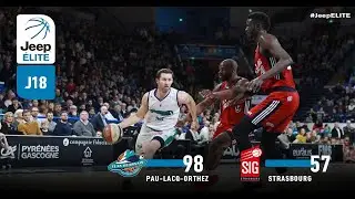 Pau-Lacq-Orthez vs Strasbourg | J18 Jeep® ÉLITE - 26 Janvier 2019