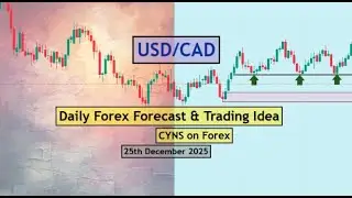 USDCAD Analysis Today | Daily Forex Forecast for 25th December 2025 by CYNS on Forex
