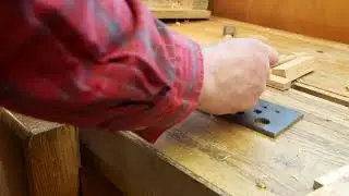 Making Draw-bore Pegs from Oak