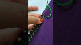 most attractive embroidery 💯🪡 #video #embroidery #embroiderypatterns #art #embroidery #shots #stitch