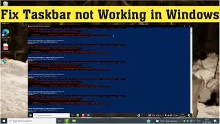 How To Fix Windows 11 Taskbar Not Working