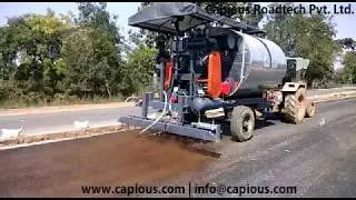 Capious trolley mounted bitumen sprayer 3000 ltr capacity